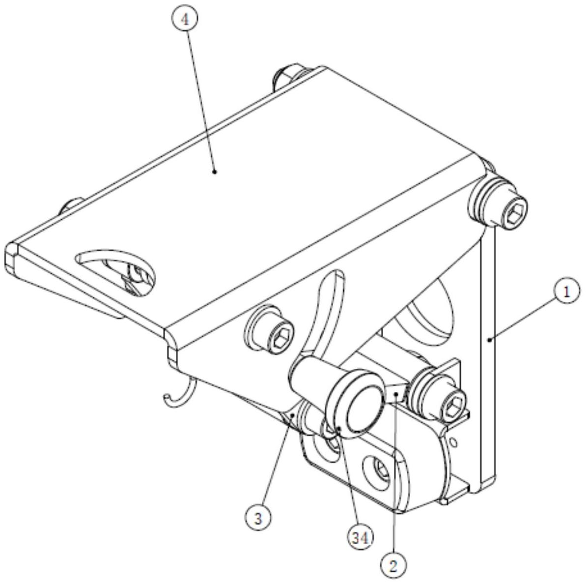 一种可折叠式脚踏结构及引体向上辅助装置