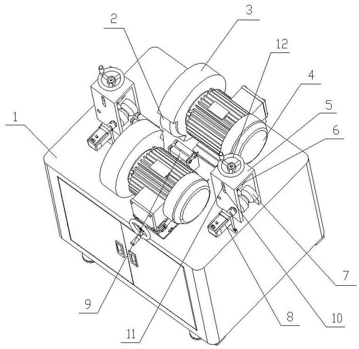 全自动钢管抛光机用抛光机构