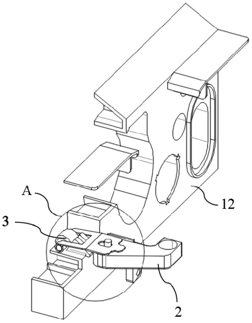 一种用于气流纺的纺纱器开合装置