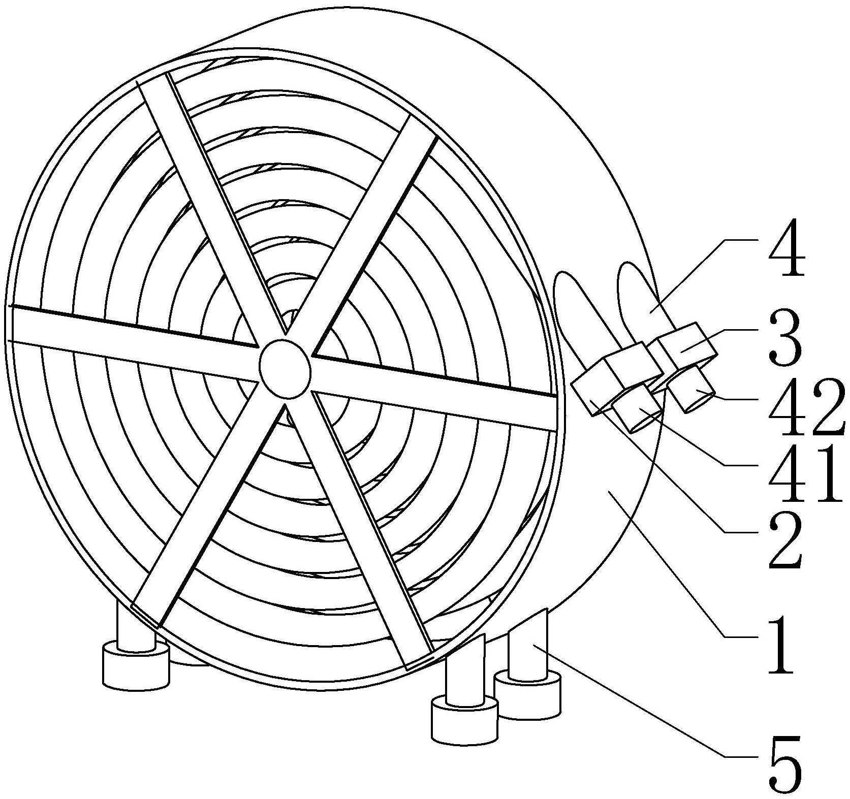 一种新型回路的盘管式表冷器