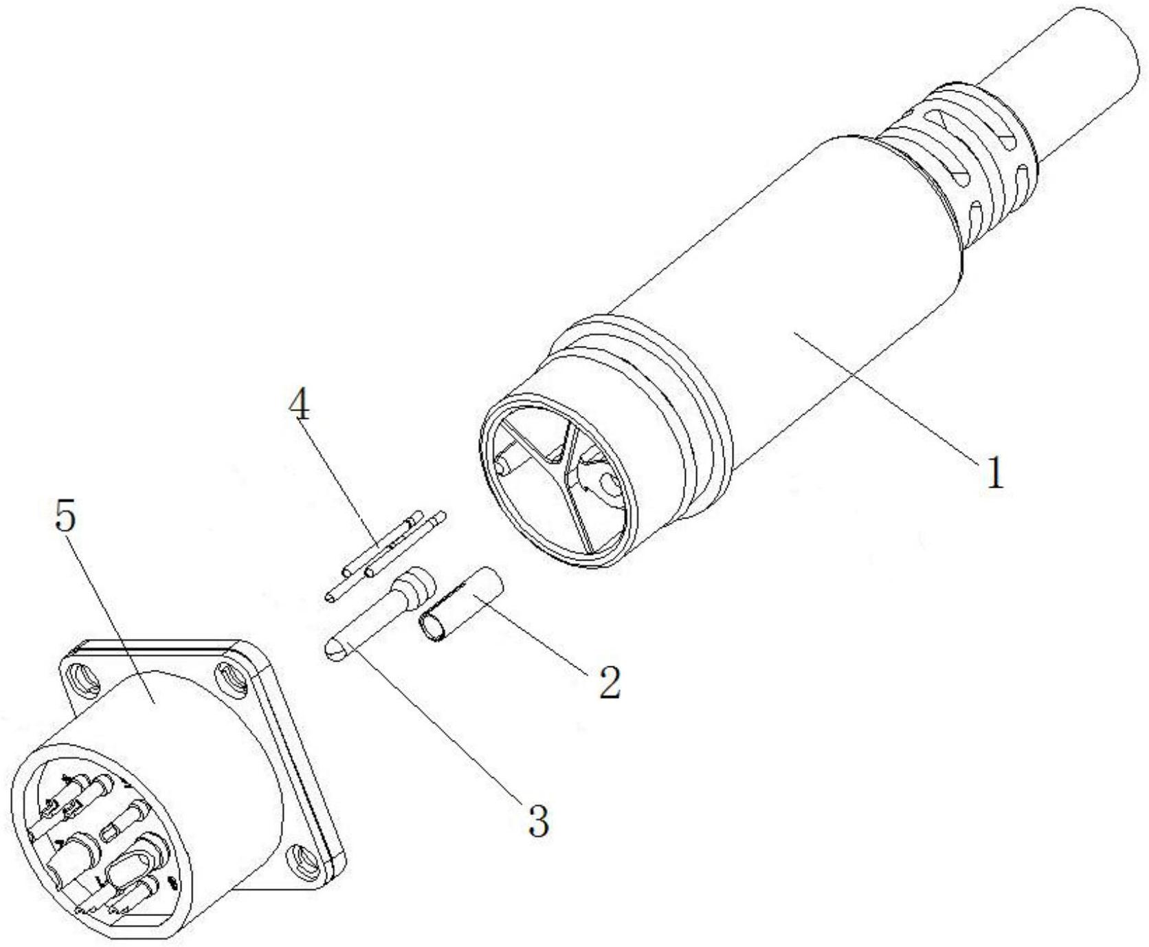 一种电池充电器防触电的安全插头结构