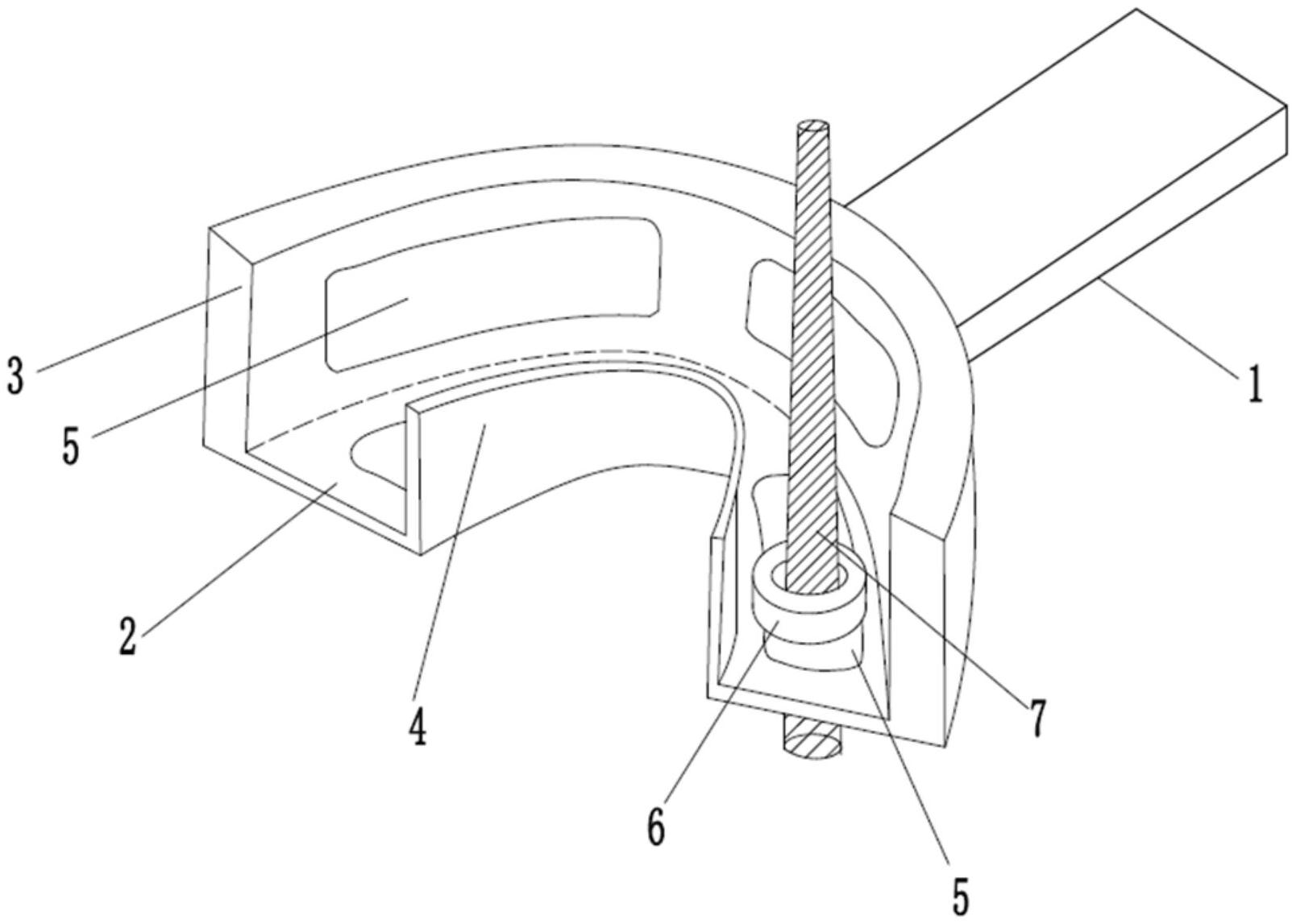 一种可调式颌骨囊肿塞治器印模托盘