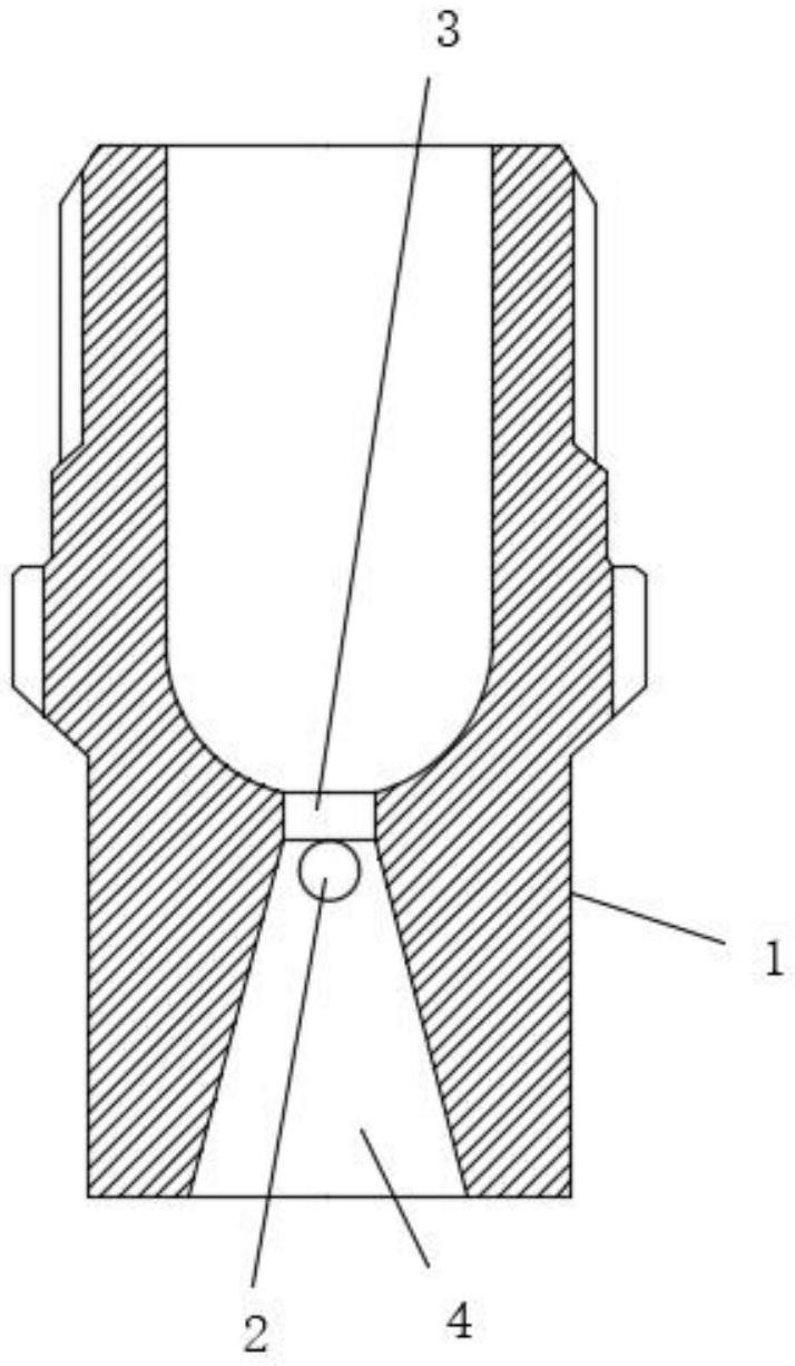 一种防拉丝流延结构浇口司