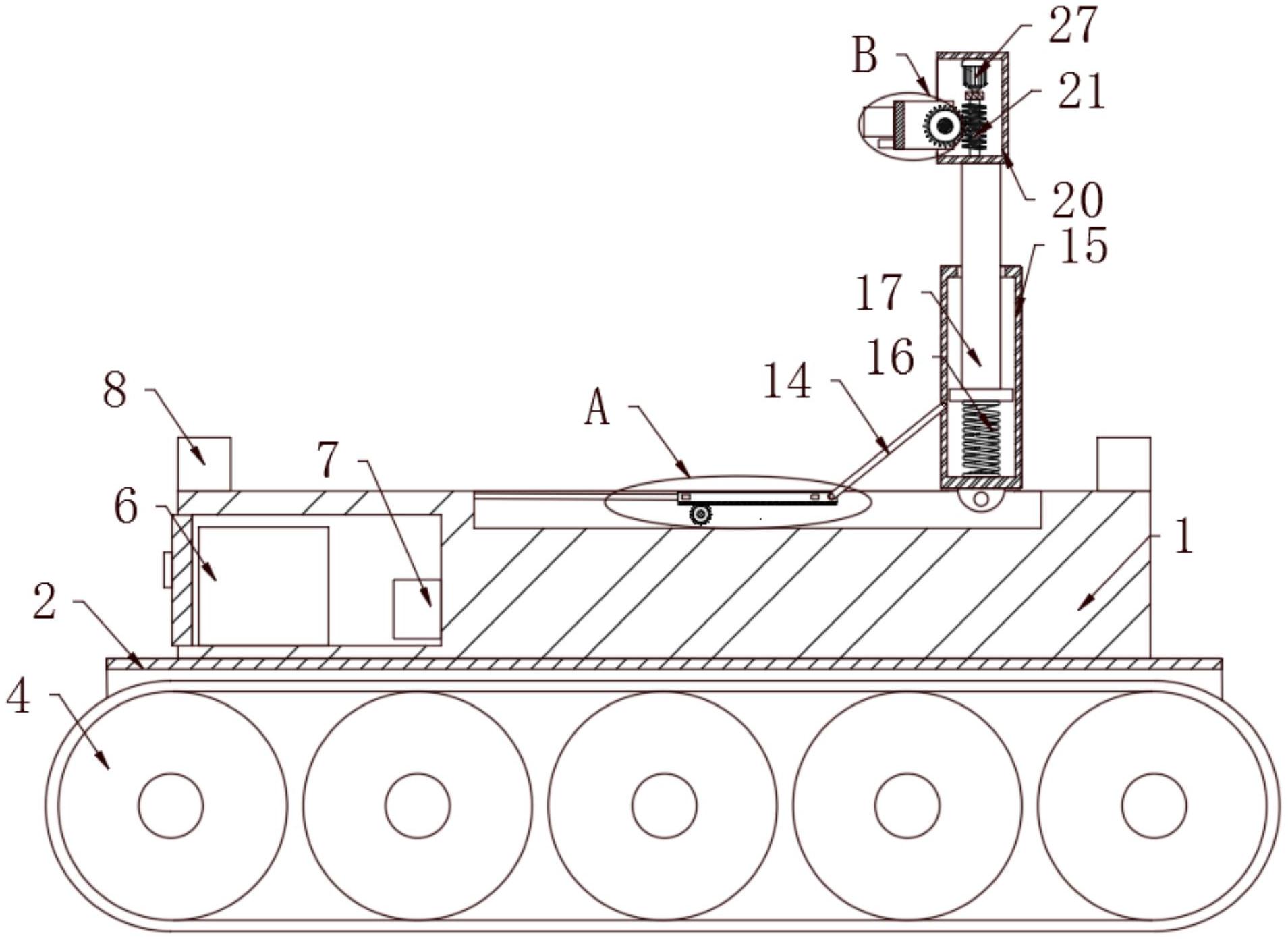 一种管道检测小车