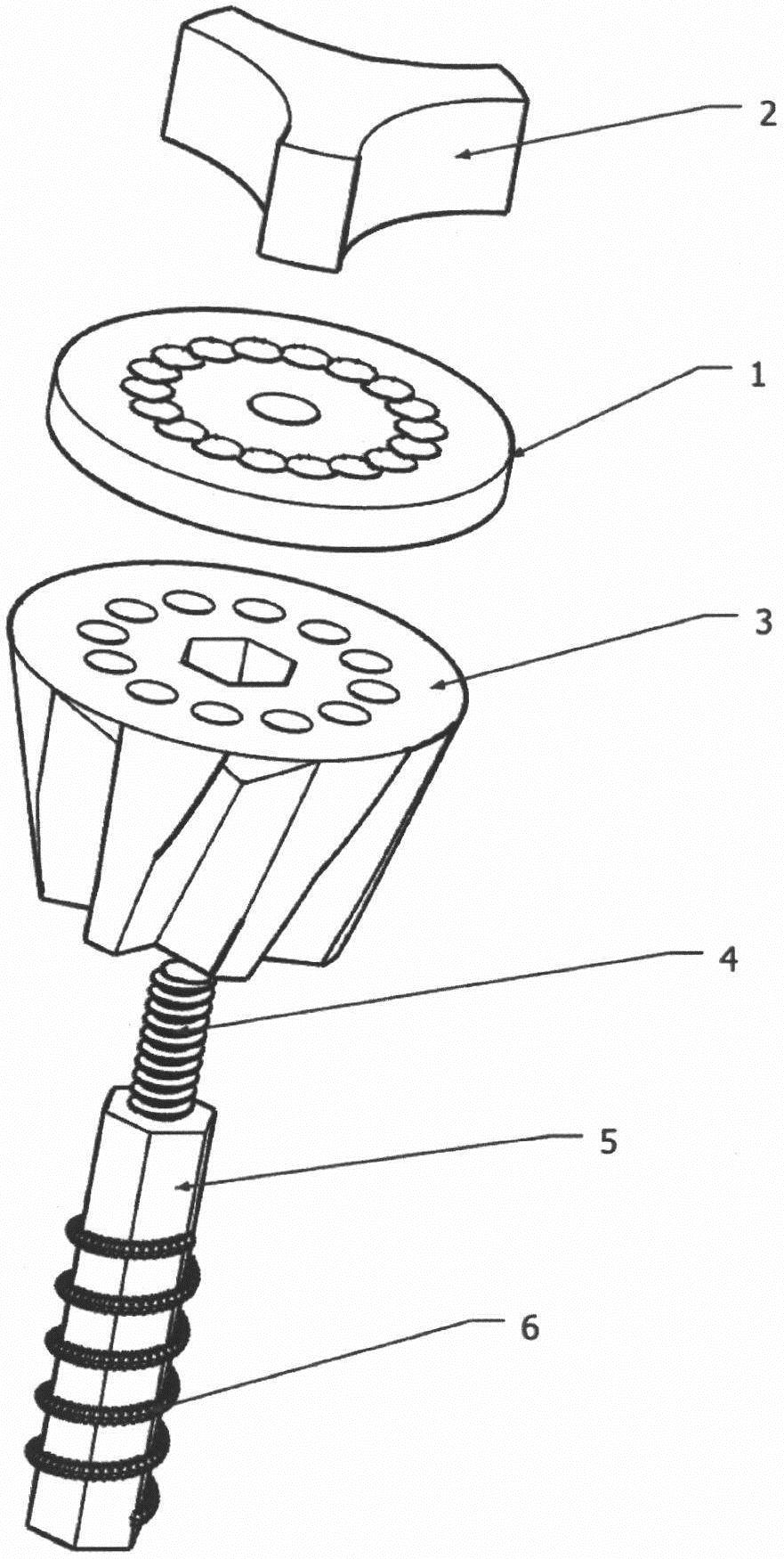 一种手摇咖啡磨豆机研磨调节精度提升装置