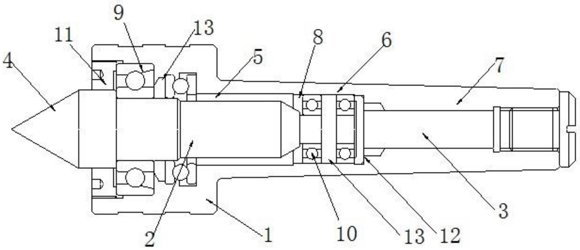一种高精度旋转车床顶尖