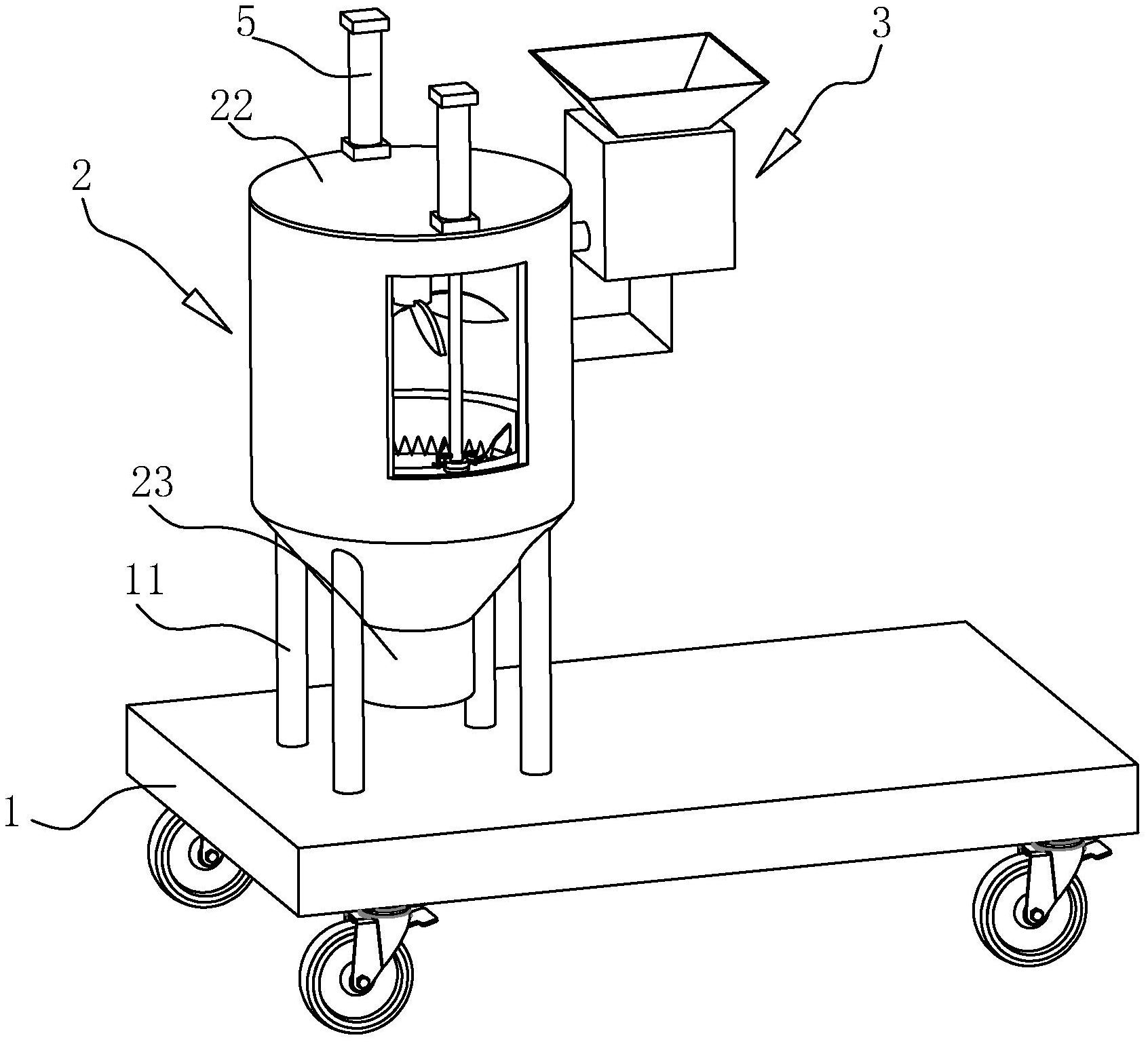 一种便于投料的浆料搅拌机
