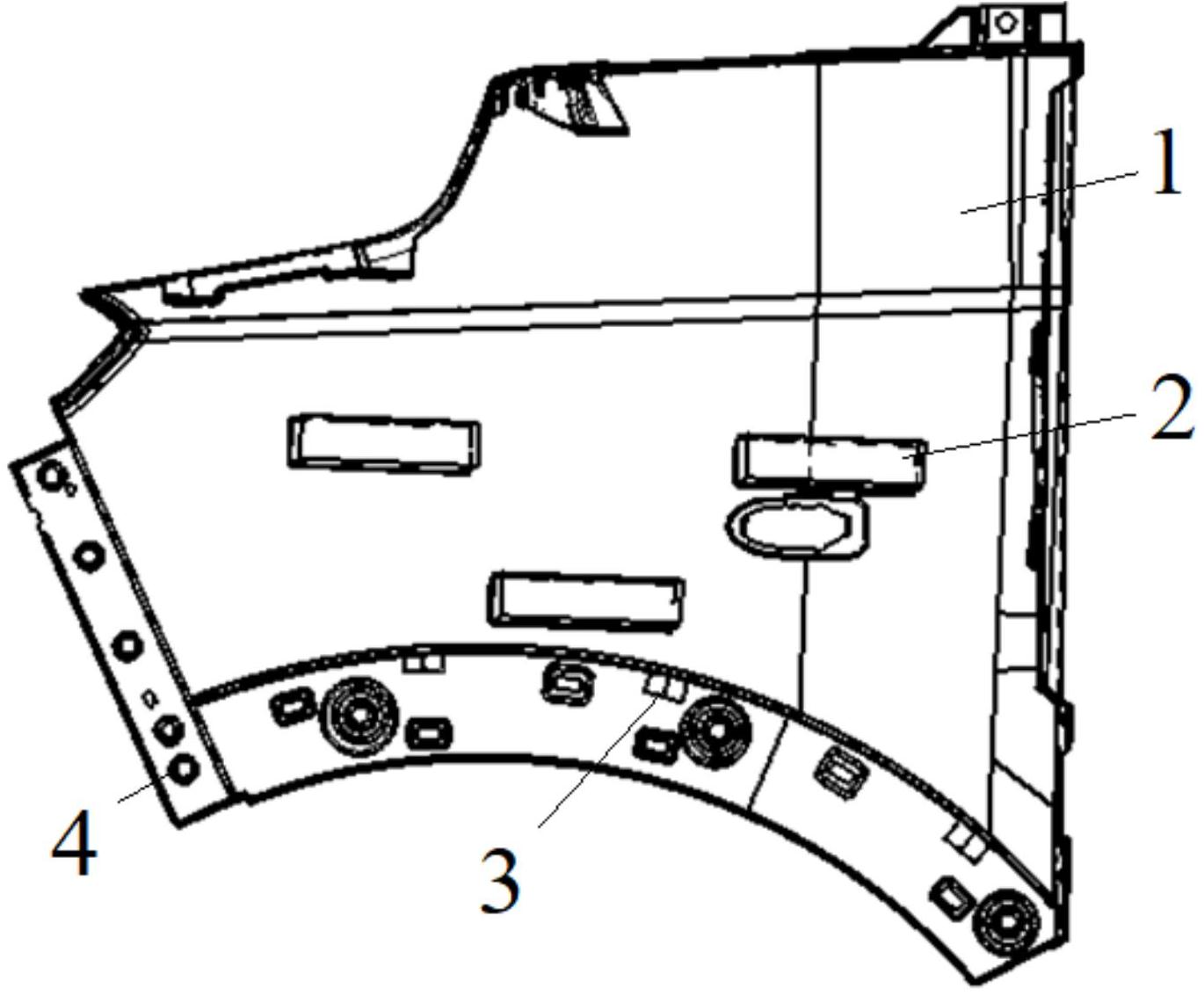 翼子板总成及车辆