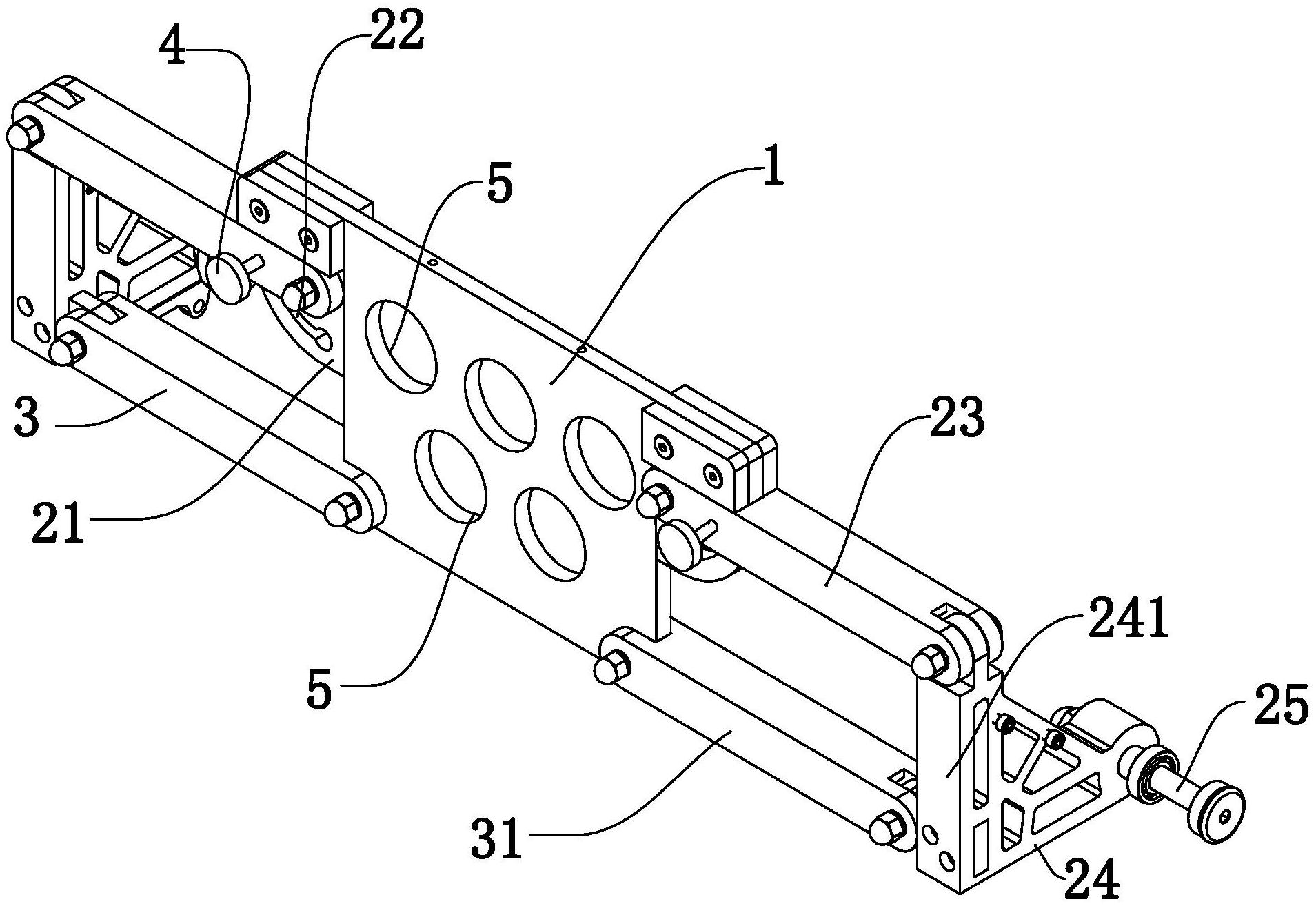 一种三轮车后轮折叠装置