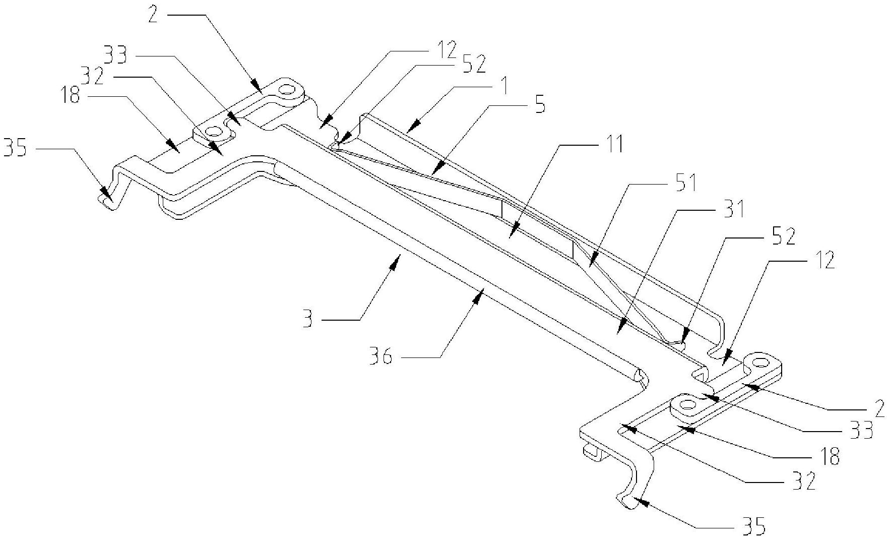 一种内置式锁扣机构