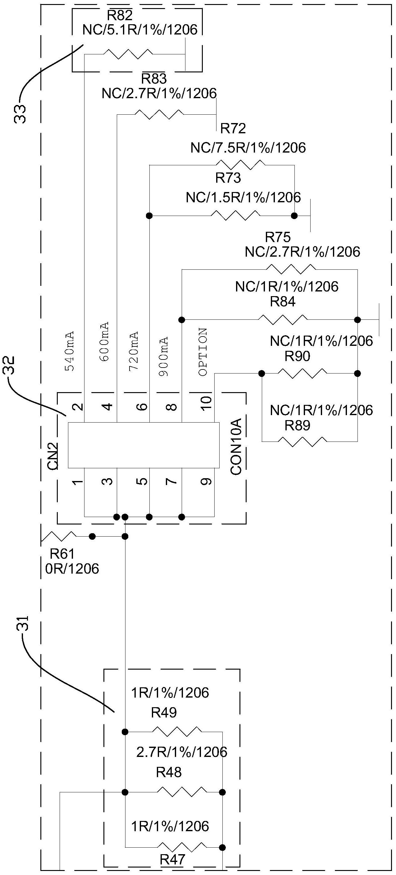 一种led背光恒流输出电路
