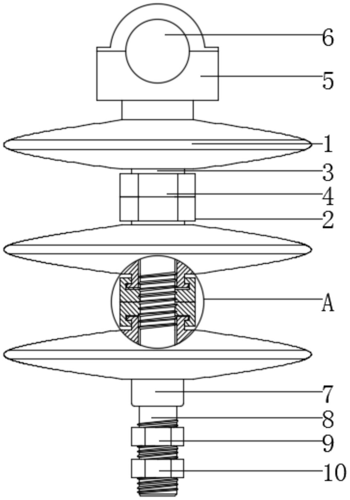 一种组装式电瓷绝缘子
