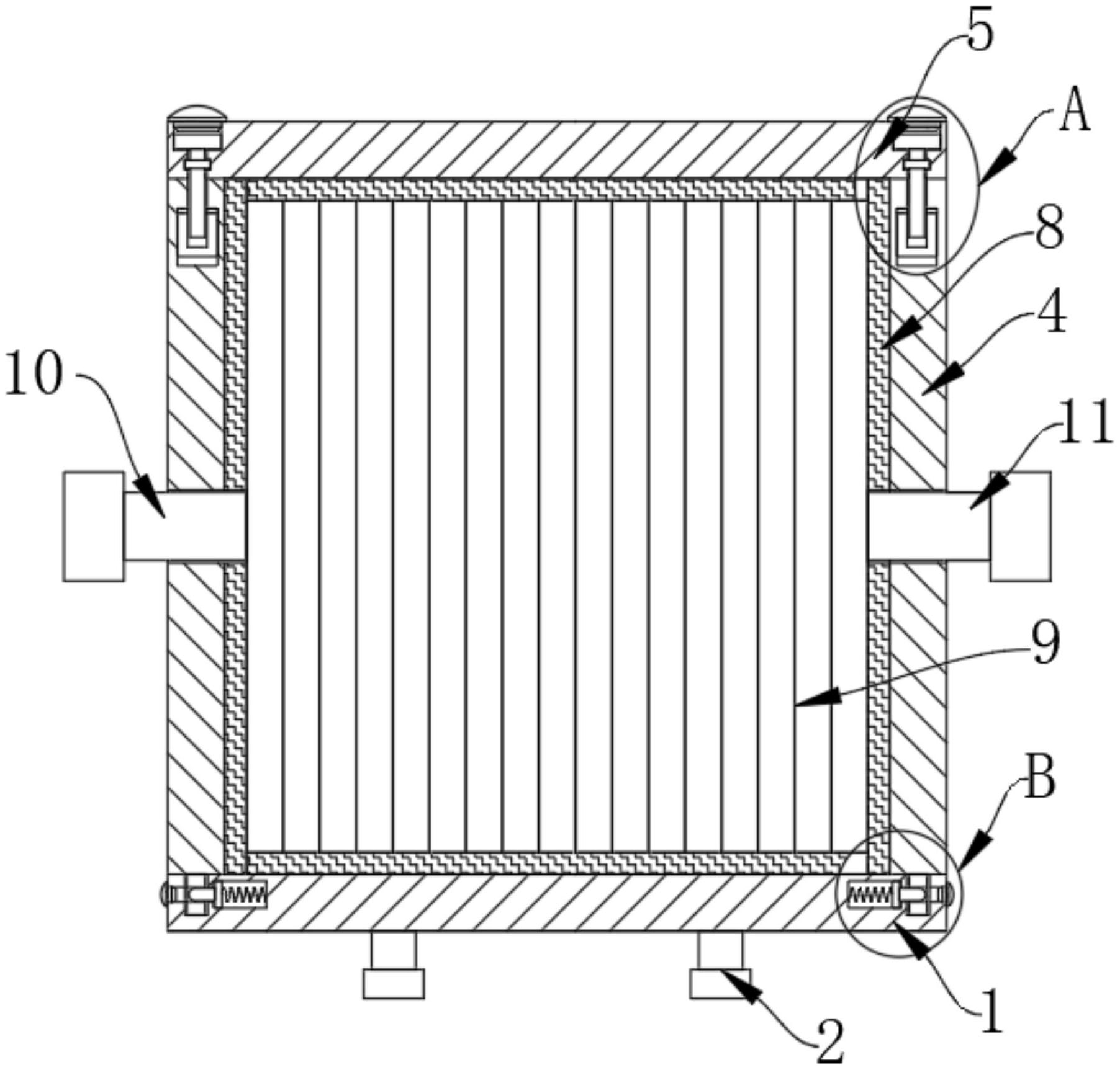 一种可拆卸式铝制板翅式换热器