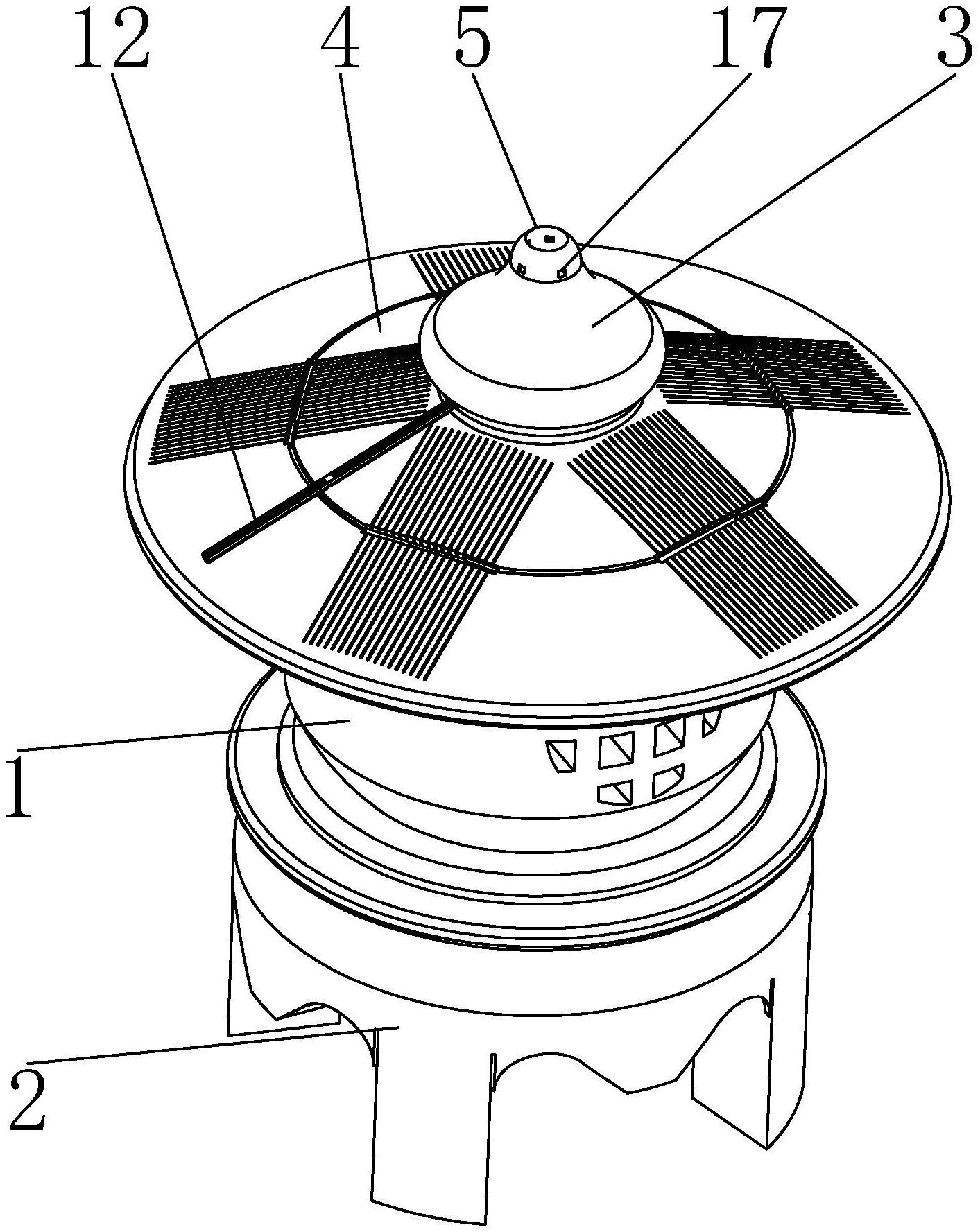 本实用新型公开一种园林地灯,属于园林灯技术领域,包