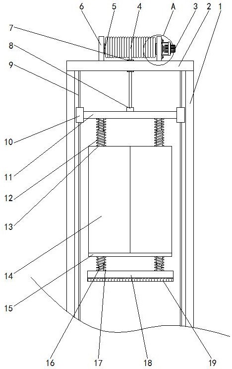 一种新型防脱落的电梯轿厢结构