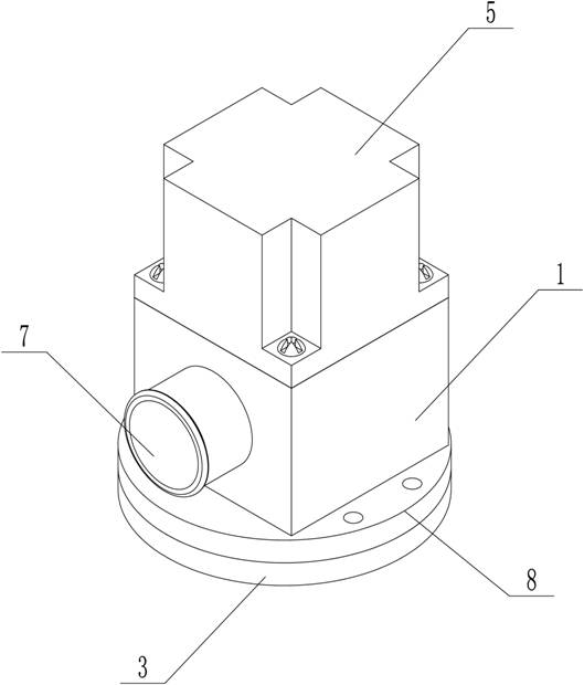 一种窗口式燃料电池空气系统背压阀