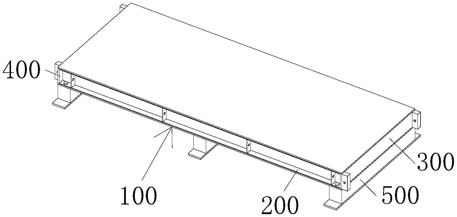 一种用于履带吊车楼板行走的路基箱