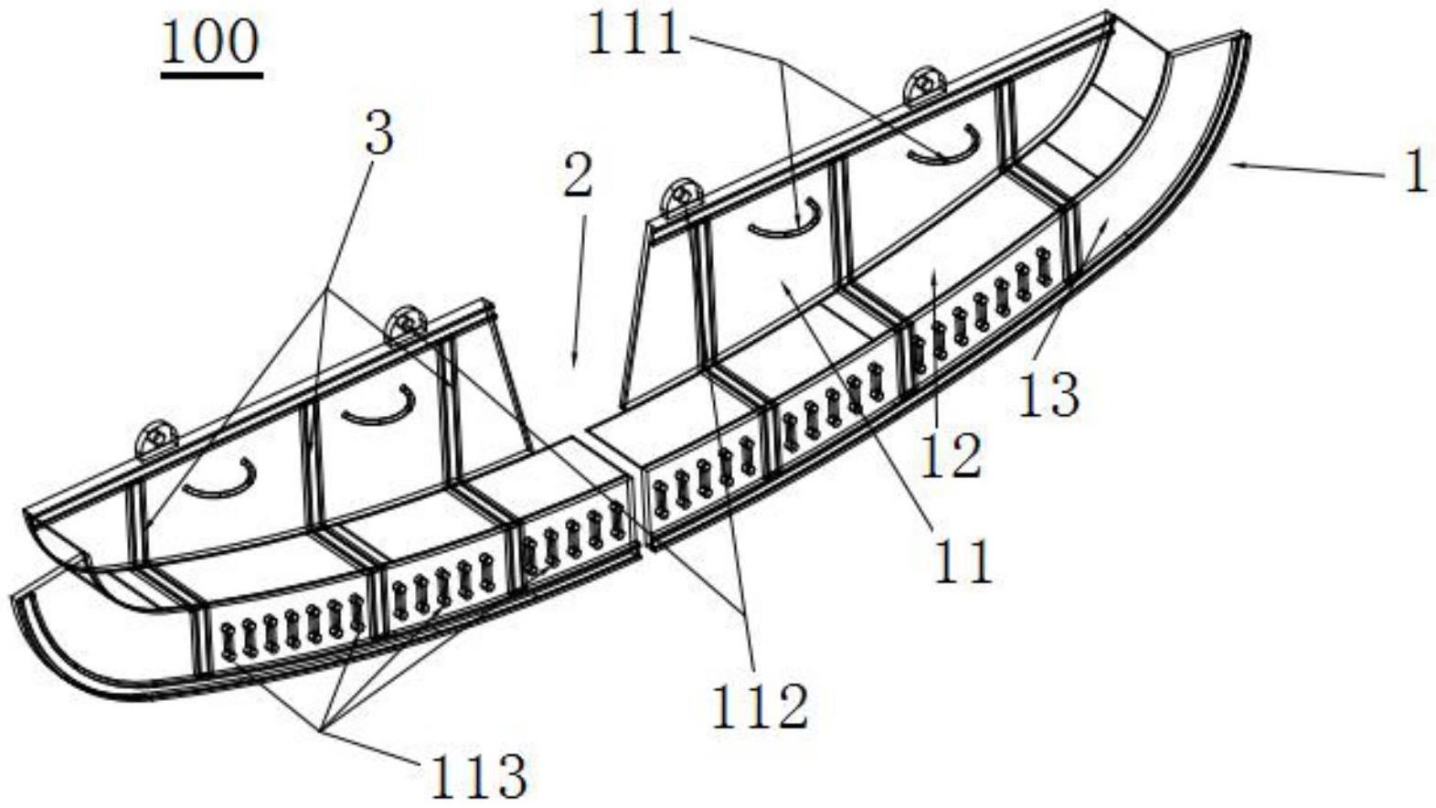 一种隧道仰拱和仰拱填充台阶式端头模板