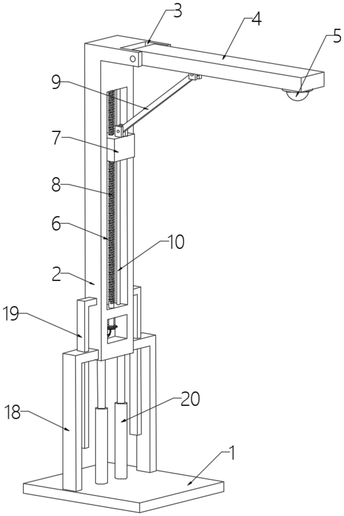 一种电子警察监控杆