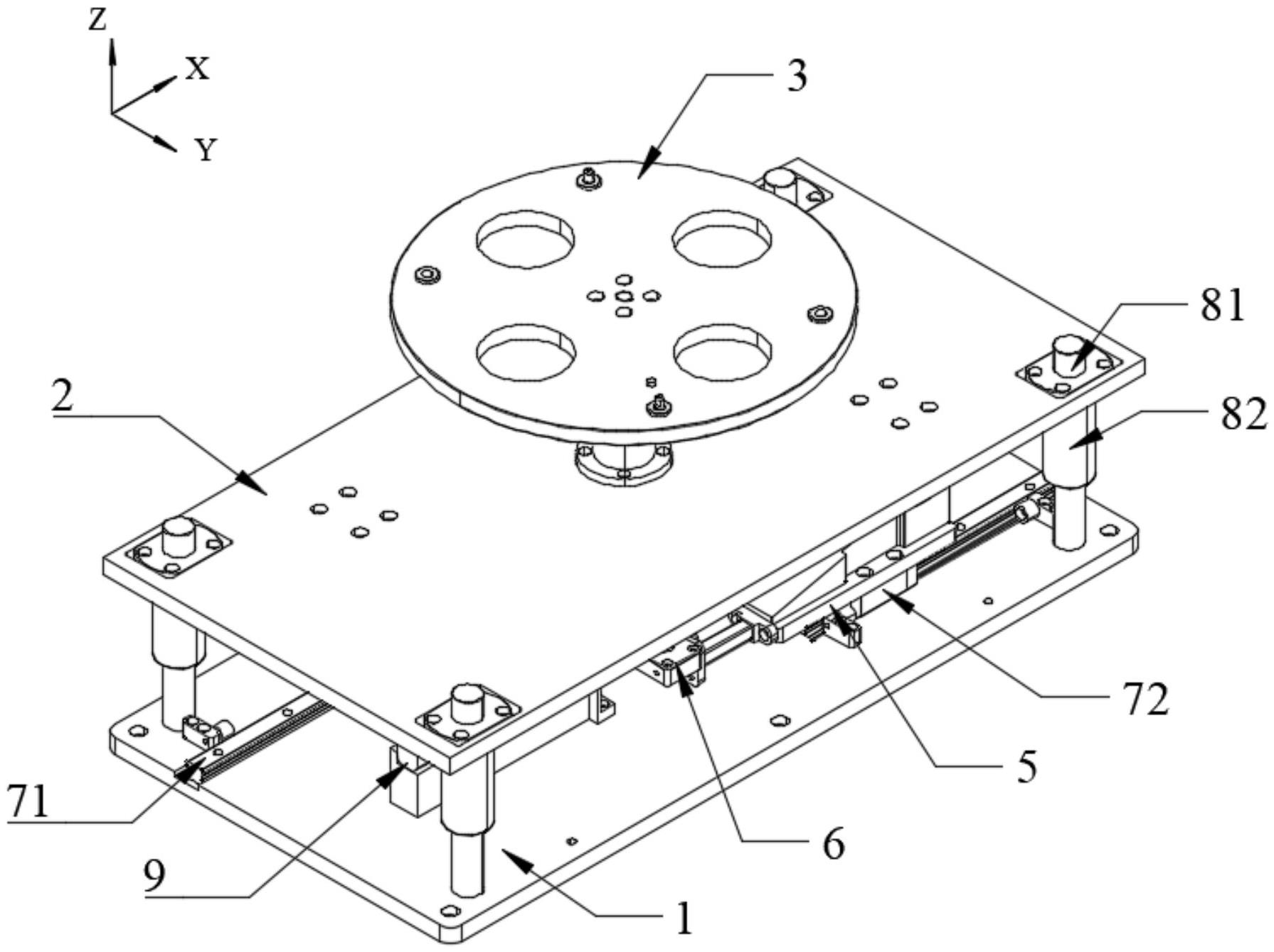 自动顶升旋转机构