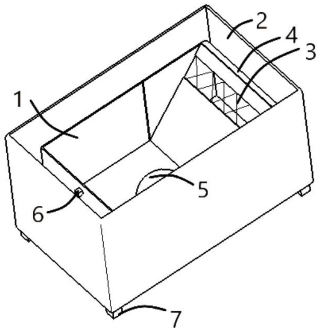 一种用于制备氮化硅材料的固液分离式坩埚