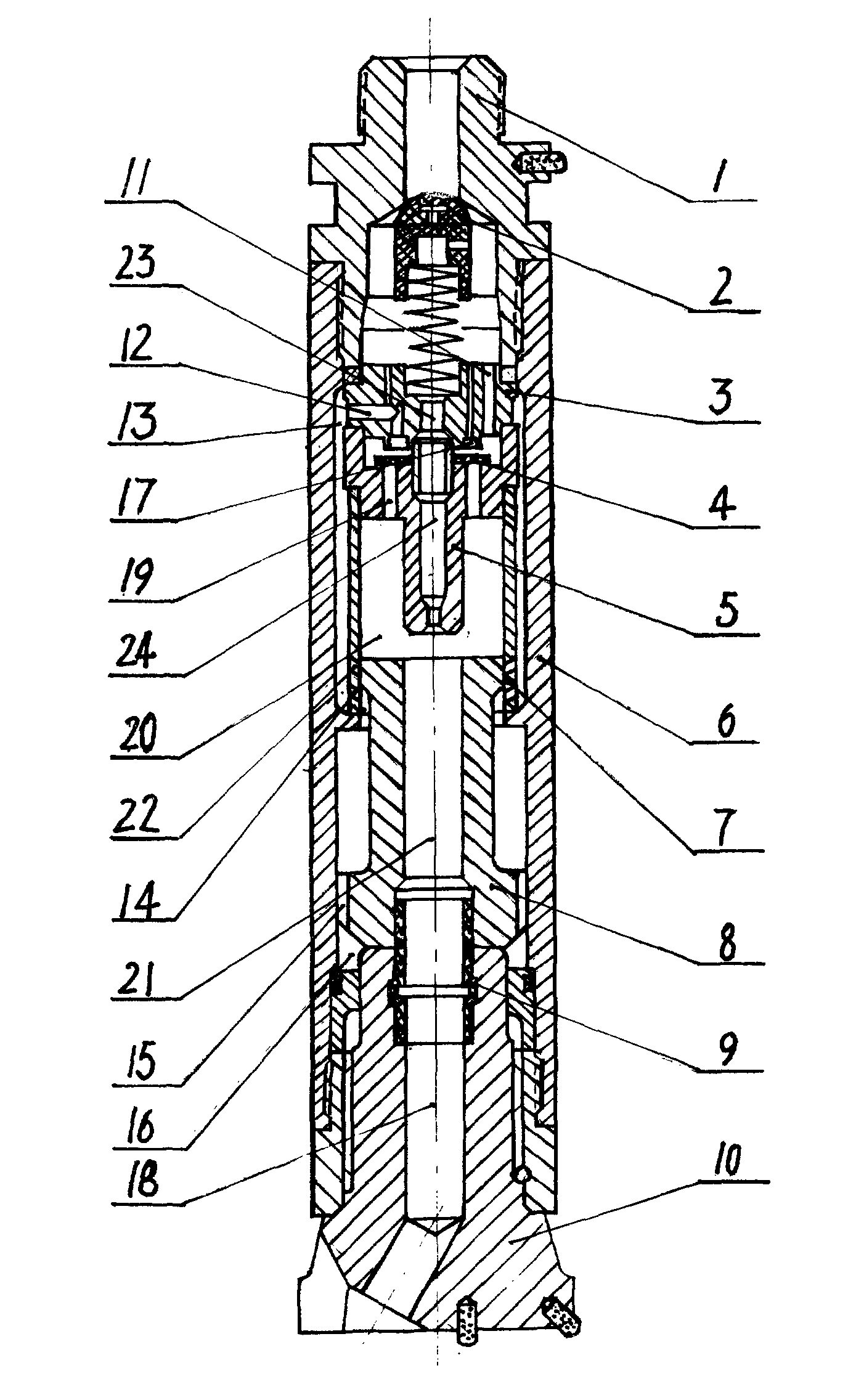 组合供气式潜孔风动冲击器