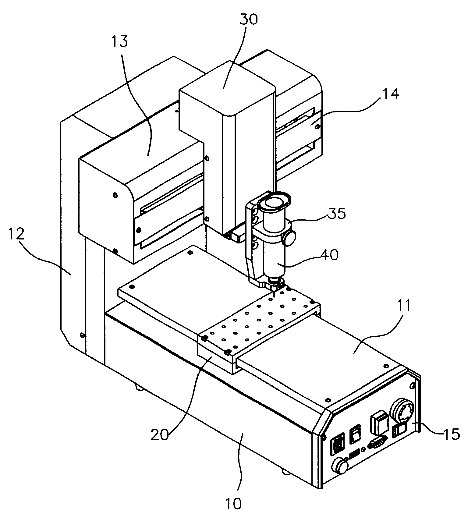 自动点胶机结构