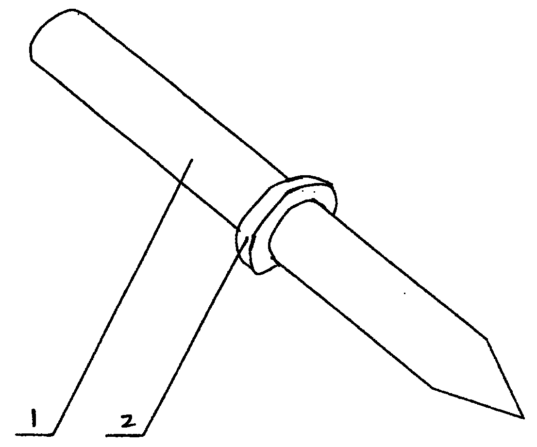 一种固定握笔距离的笔杆