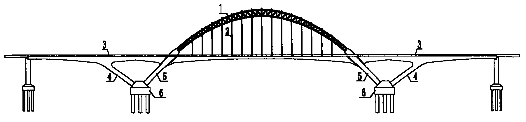 v型刚构拱组合桥