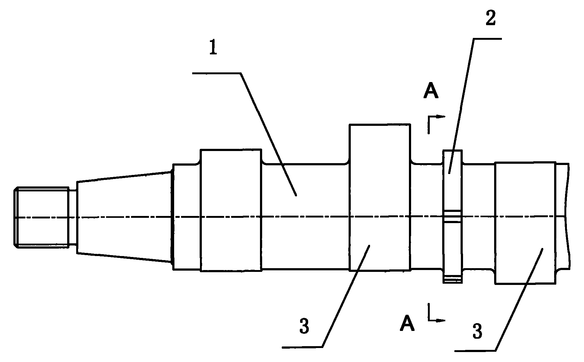 一种电控喷油泵总成用凸轮轴