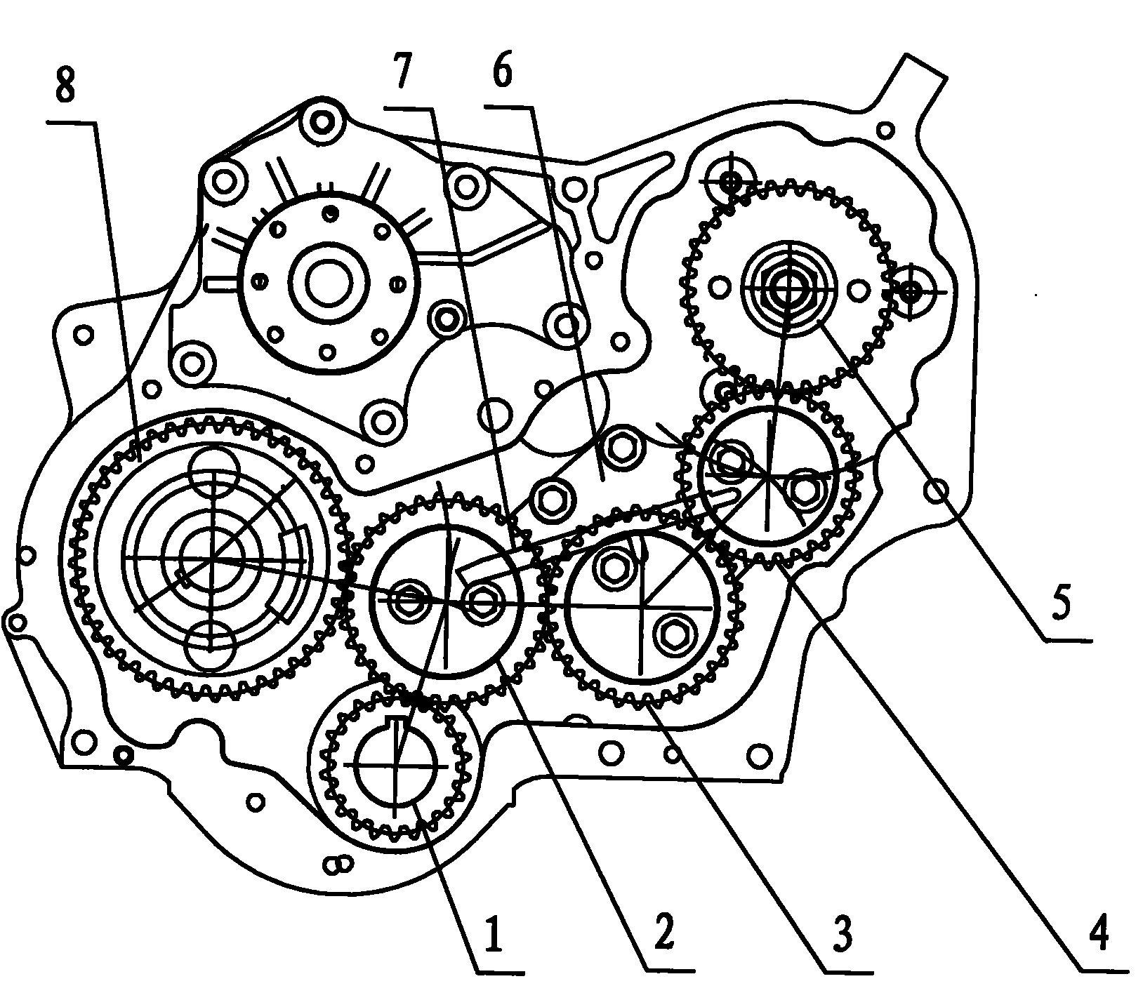 解决了现有机型不能满足欧iiibosch共轨泵的受力要求,即不能受轴向力