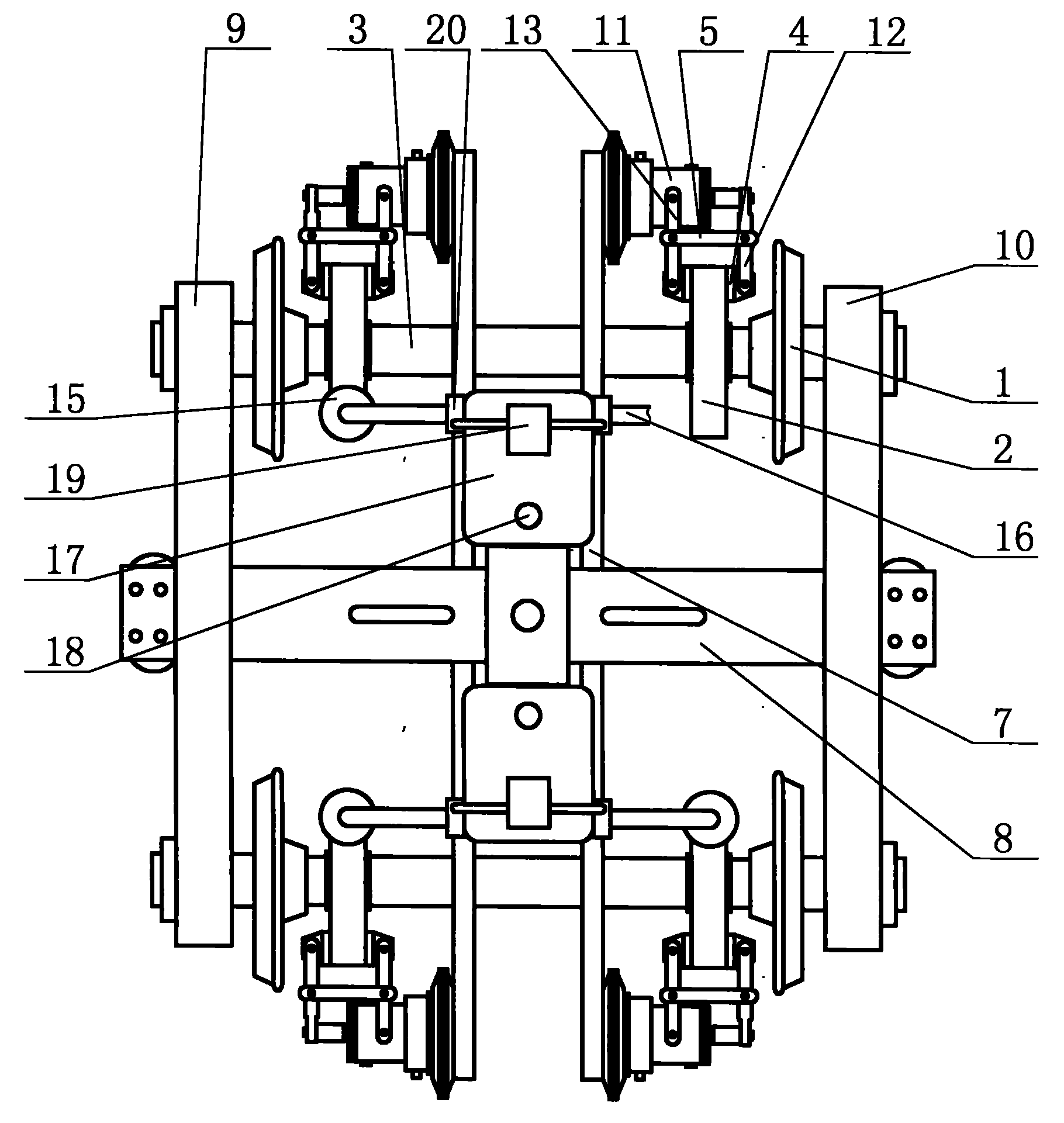 cn201165235y_装有轴盘式制动装置的鱼雷罐车失效