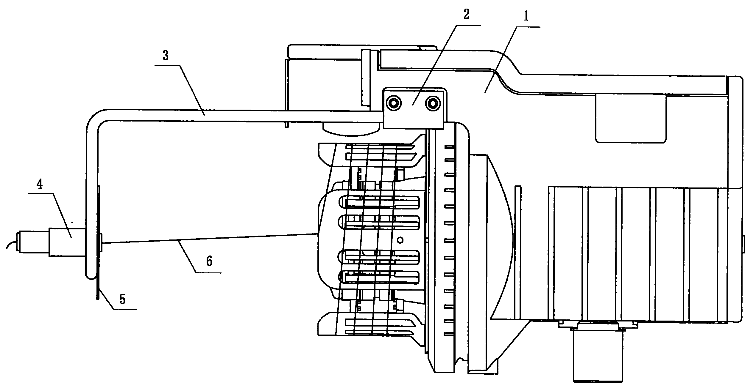 一种储纬器导纱装置