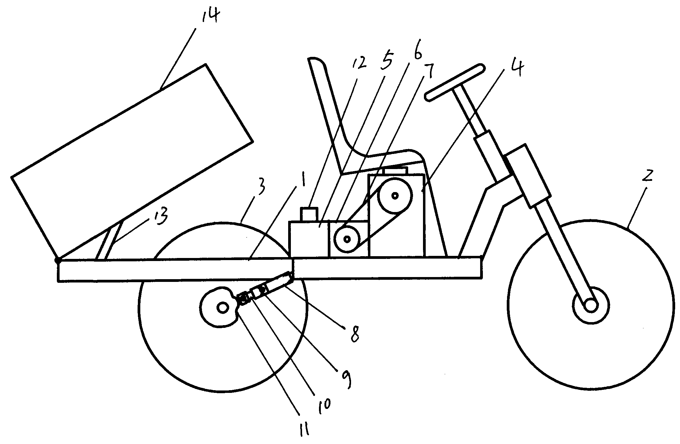 一种农用三轮车