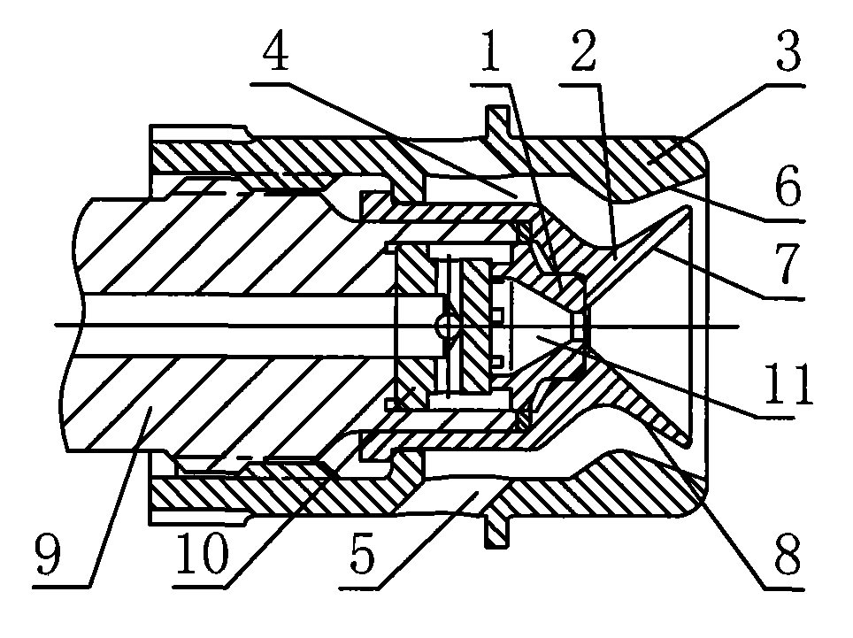 空气雾化喷嘴结构图图片