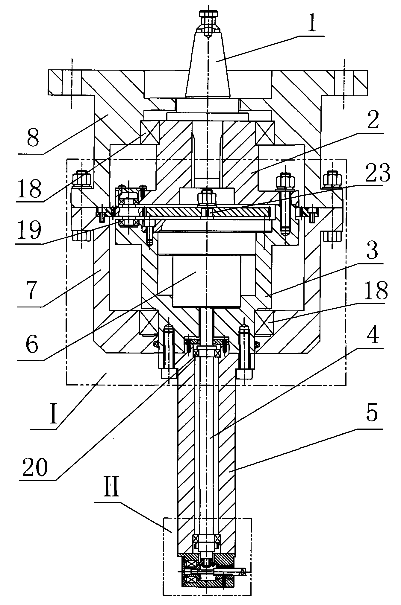 数控机床镗锥孔装置