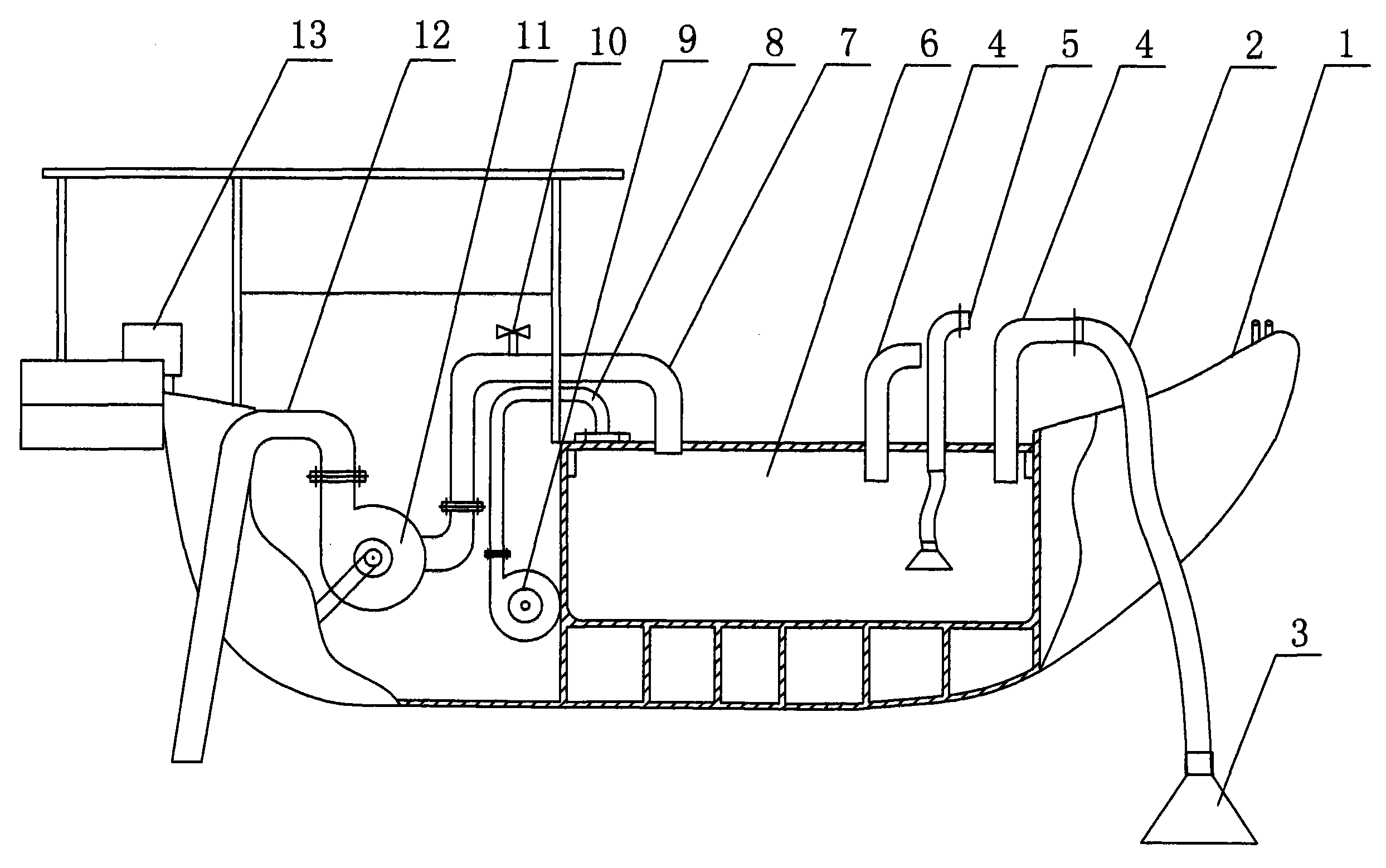 全自动真空装置吸螺船