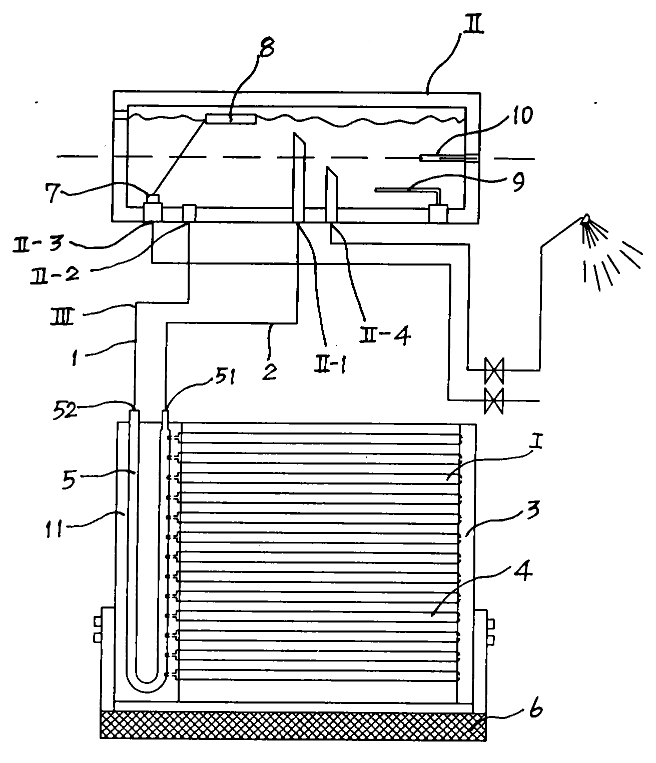 一种分体壁挂式太阳能热水器专利