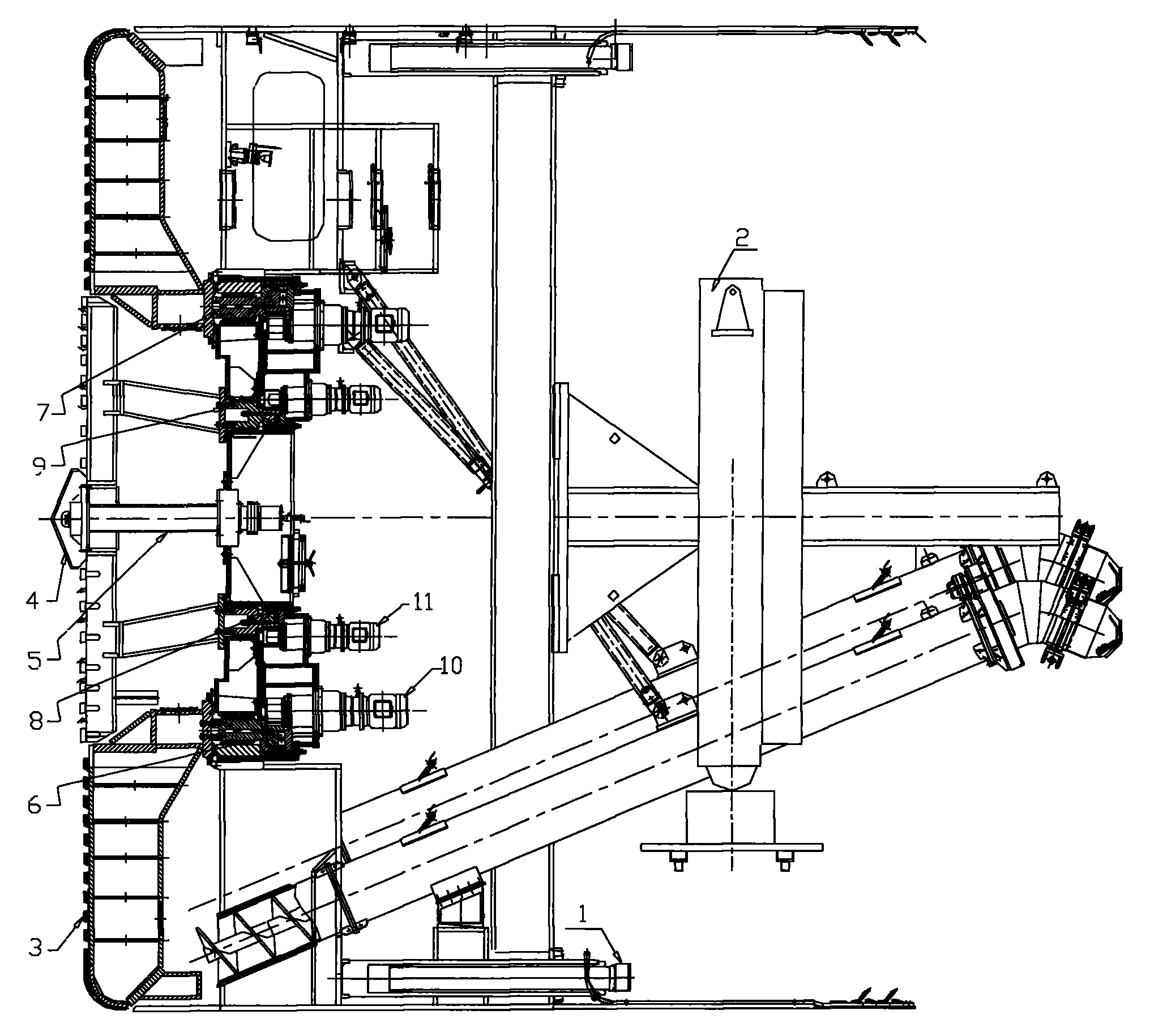 双刀盘大型土压平衡盾构机