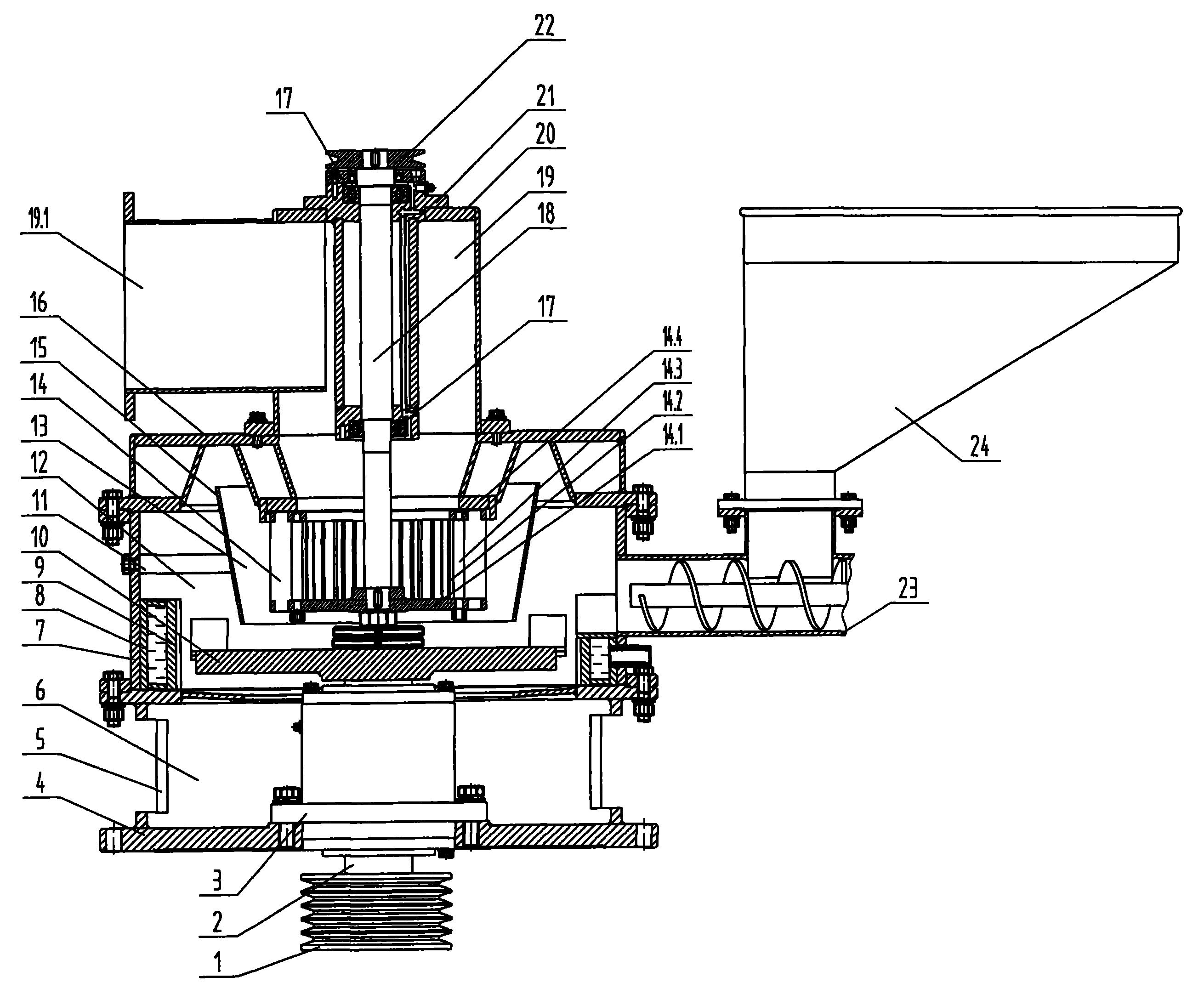 立轴式超细粉碎机