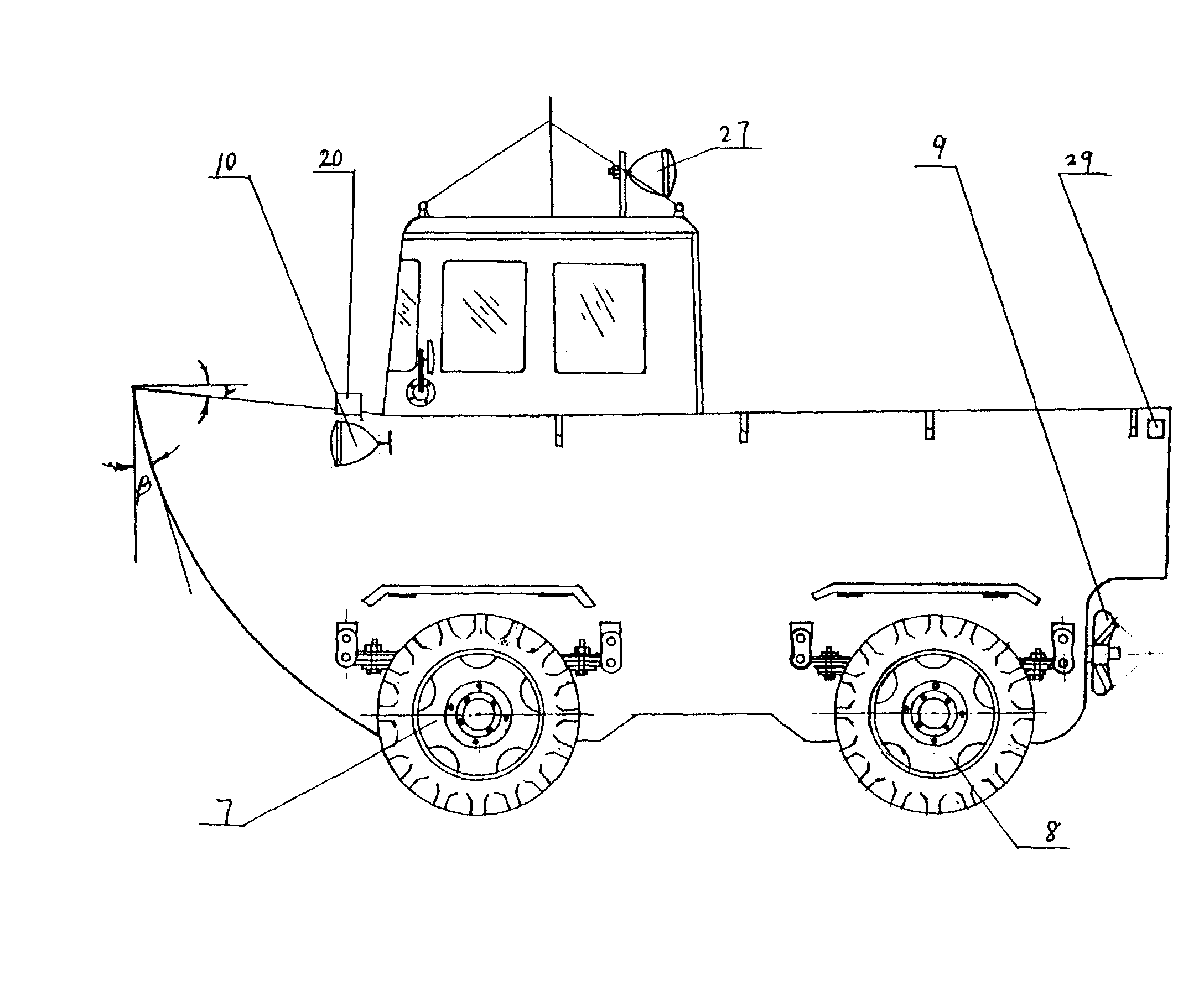 水陆通用作业运输船