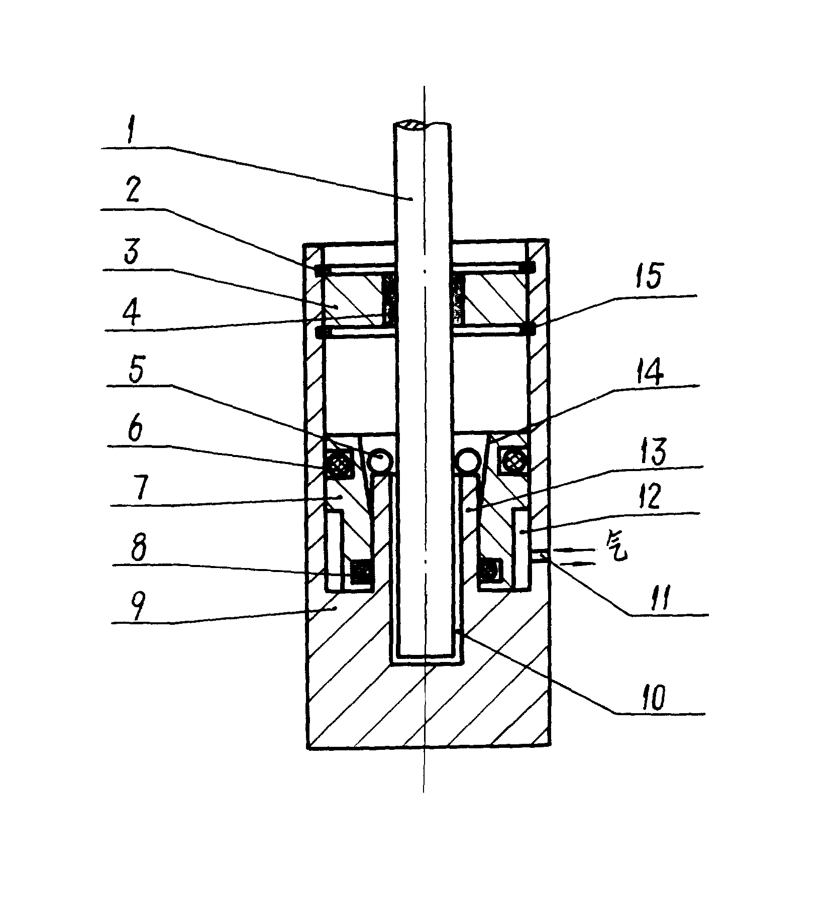 一种气缸式滚珠夹持抬起机构专利_专利申请于1993-04-24_专利查询 - 