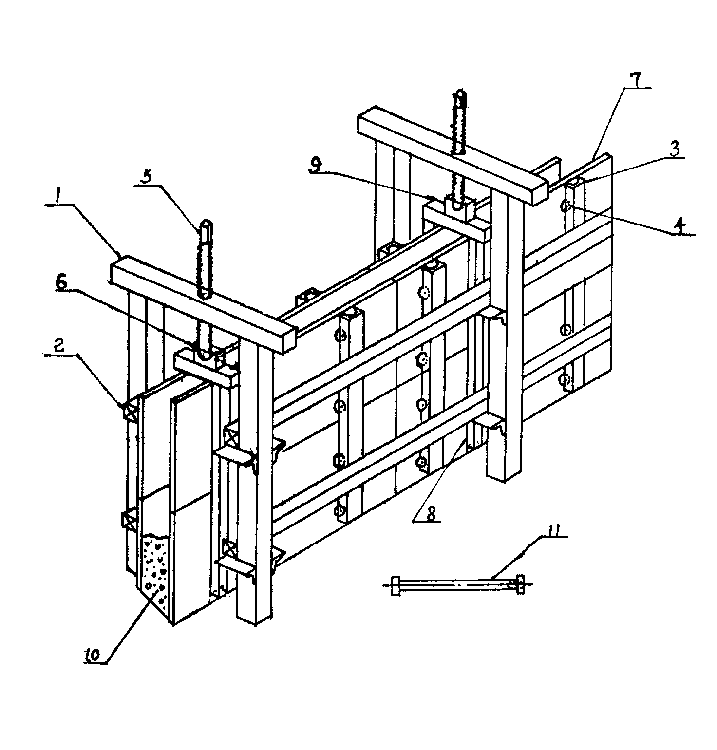 混凝土浇灌顶升滚动滑模