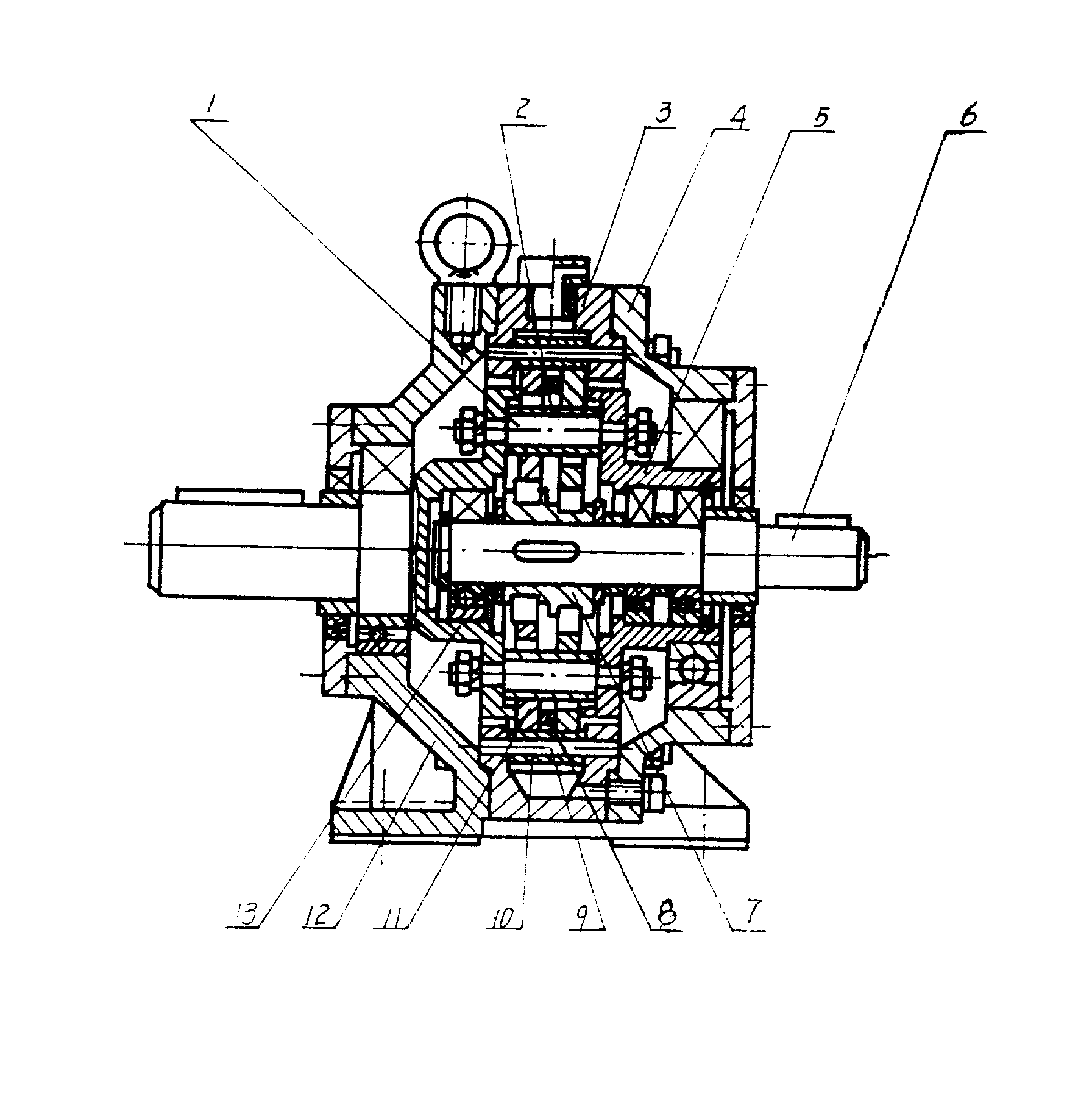 通轴式摆线针轮减速机