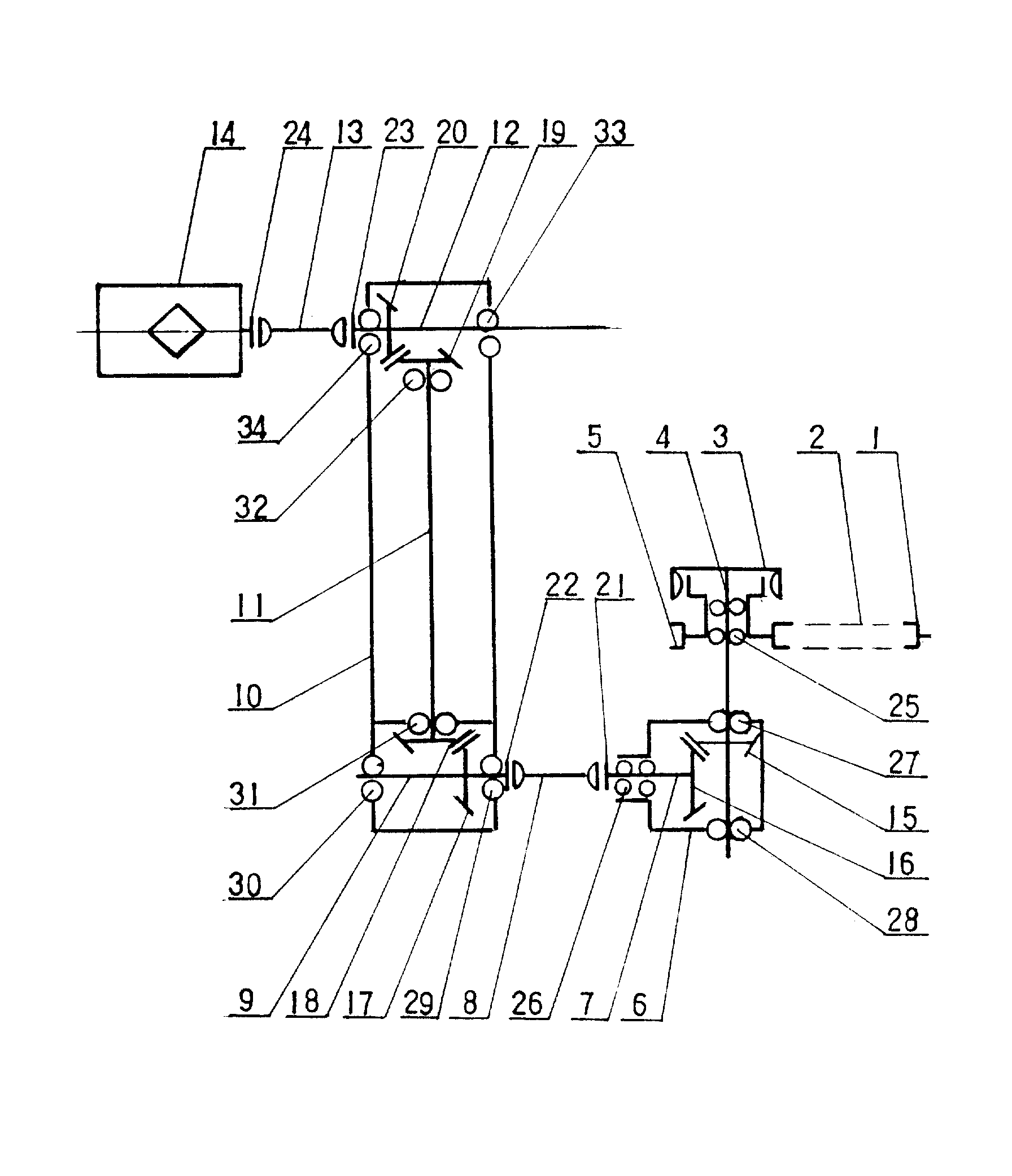石油钻机转盘传动装置