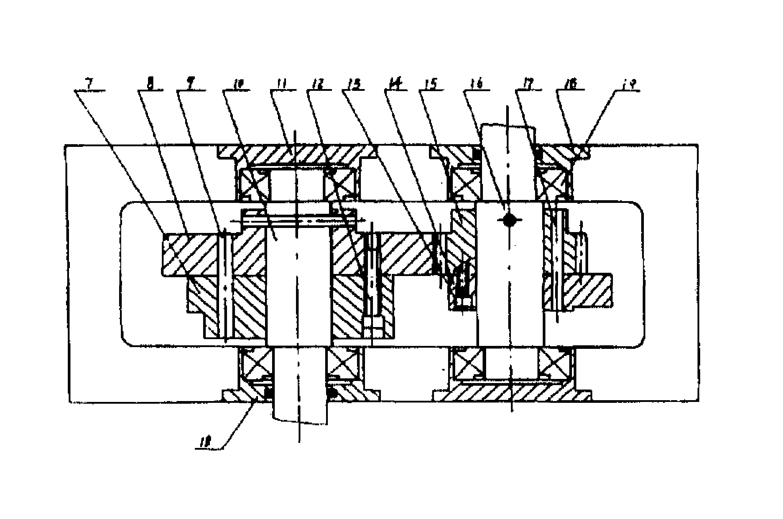 无冲击不完全齿轮间歇机构