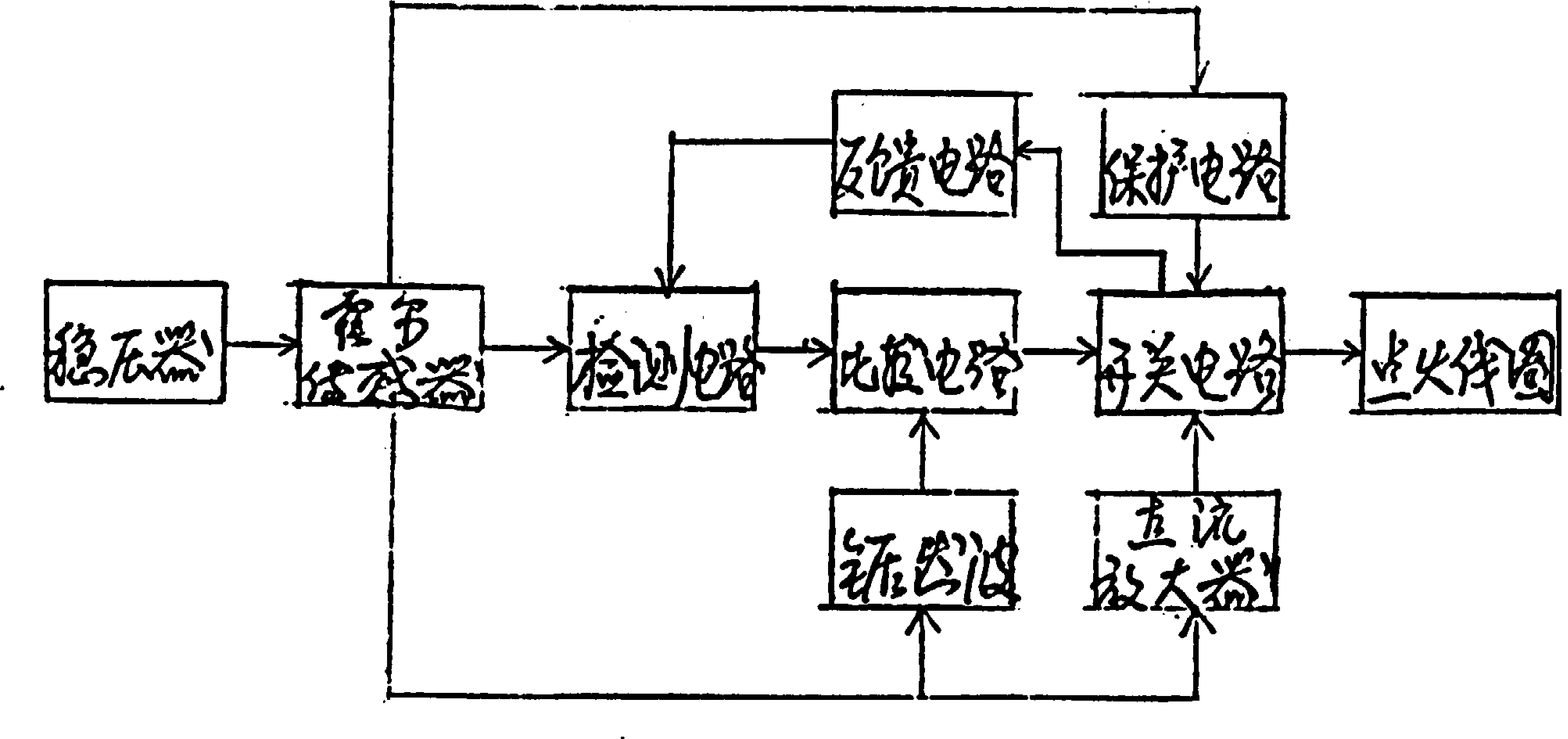 霍爾效應無觸點閉合角控制電子點火器