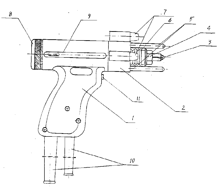 螺柱焊枪结构图图片