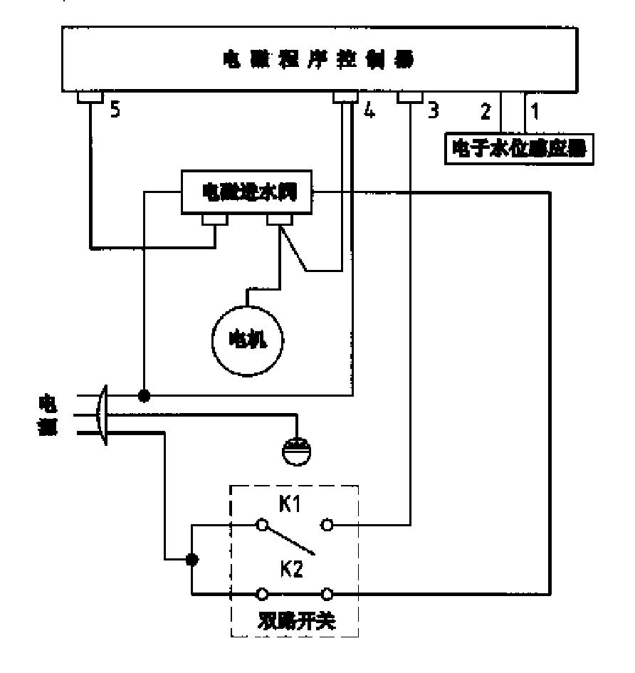 洗衣机水位开关原理图图片