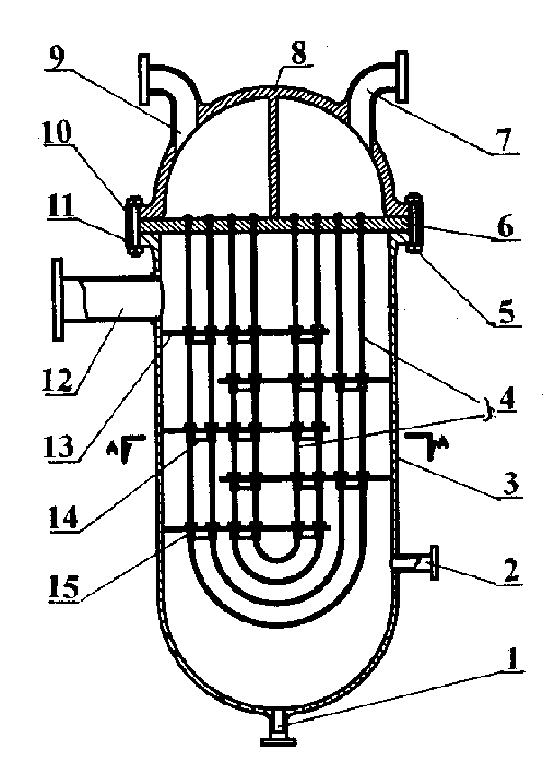 一种u形管板式换热器